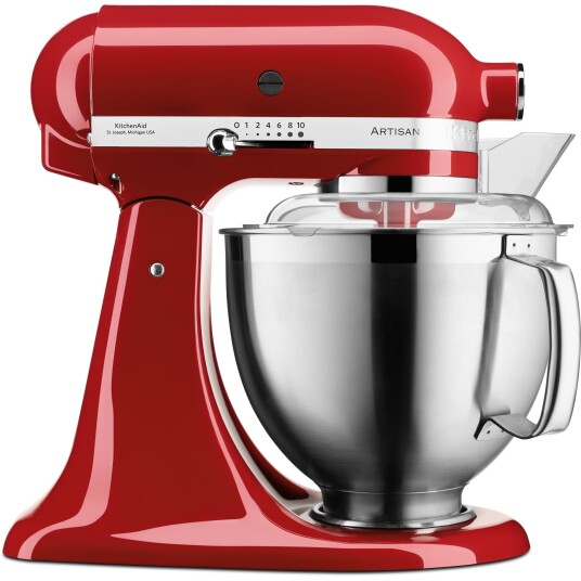 KitchenAid Artisan 4,8L Kjøkkenmaskin Premier med 300W Effekt - Empire Red KitchenAid Artisan 4,8L Kjøkkenmaskin Premier med 300W Effekt - Empire Red