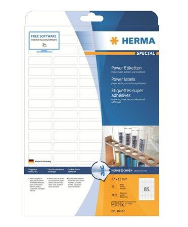 HERMA labels - matte - 2125 label(s) - 37 x 13 mm