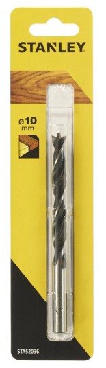 Stanley 10mm flatbor med spiss til tre og laminat