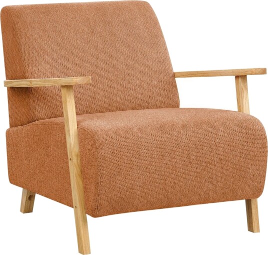 Lenestol Lesja Oransje lyst tre/Polyester