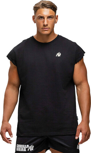 Gorilla Wear Bouse Cut Off Tanktop Sort Svart X large Gorilla Wear Bouse Cut Off Tanktop Sort Svart X large