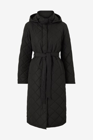 Vila Kåpe viKante Quilted L/S Coat Svart