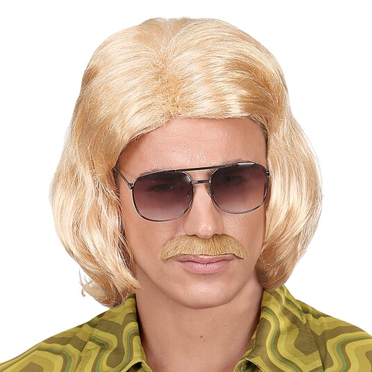 Widmann 70-talls Dandy Blond Parykksett med Bart One size 46939
