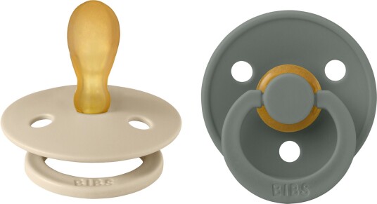 BIBS Colour Smokk 2-Pack Lateks Str 2 Symmetrisk Vanilla/Pine