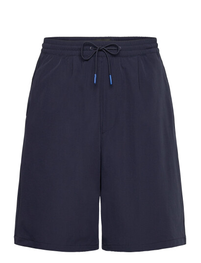Scotch & Soda Stretch Nylon-Blend Loose Fit Bermuda Short - Navy - M