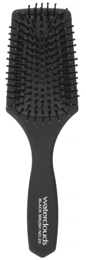 Waterclouds Black Brush 20 Mini Paddle Brush
