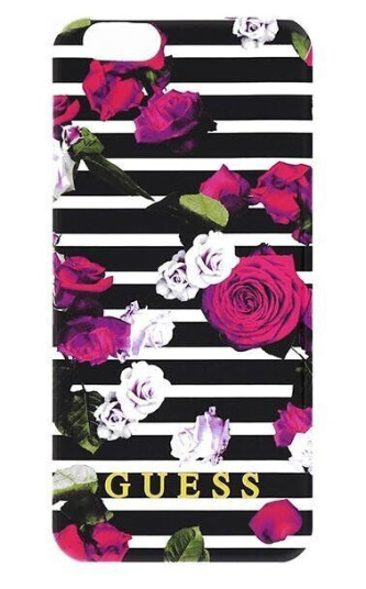 Guess iPhone 6/6s Spring Fleksibelt Deksel Stripes Rose Guess iPhone 6/6s Spring Fleksibelt Deksel Stripes Rose