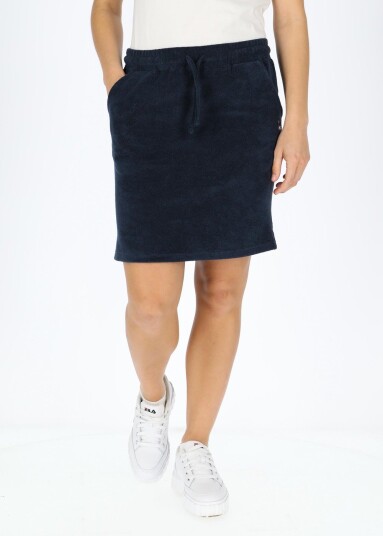 Blount & Pool Ibiza Terry Skirt W Navy 42 Kjoler Og Skjørt