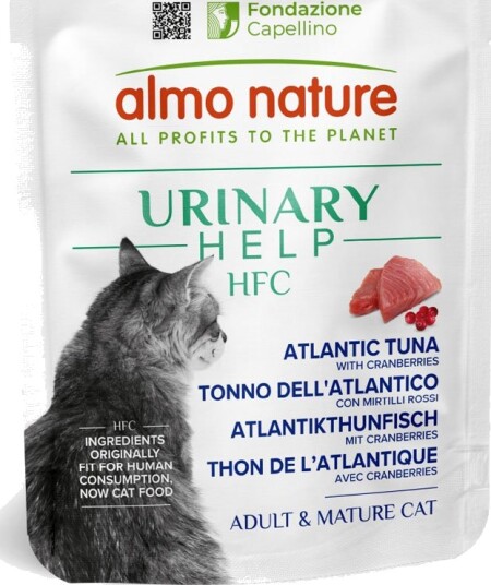 Almo Nature Hfc Våtfôr Urinary Help Atlantisk Tunfisk Med Tyttebær 24 X 50 G