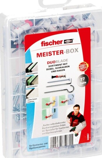 Fischer DuoBlade Gipsplateplugg 77 stk
