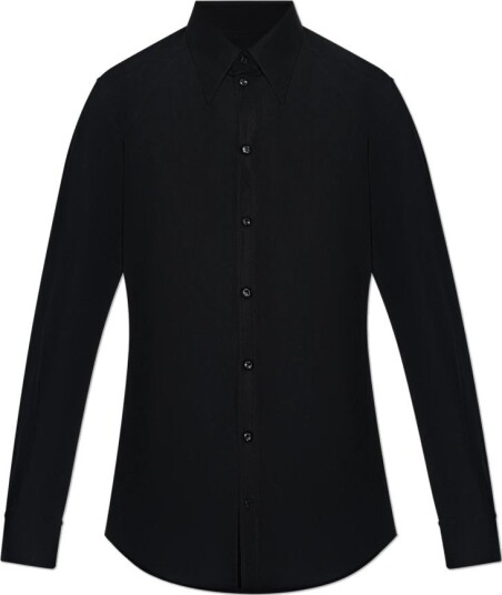 Dolce & Gabbana Herre Skjorter Svart 2XL, Dolce & Gabbana Herre Skjorter Svart 2XL,