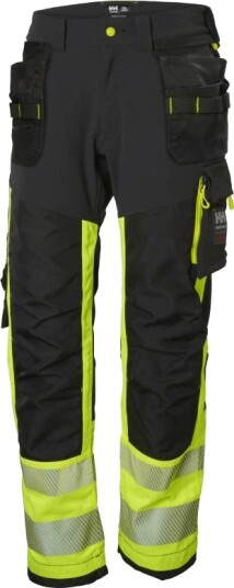 Helly Hansen Workwear Icu 77471 369 Midjebukse Varsel Svart Gul Str. D112