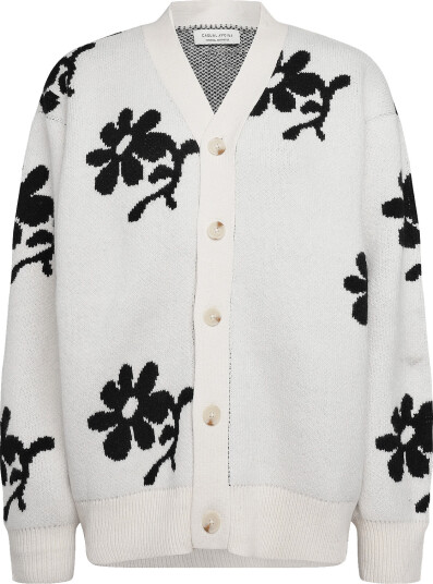 Casual Friday Cfdia Intarcia Knit Cardigan - Cream - S