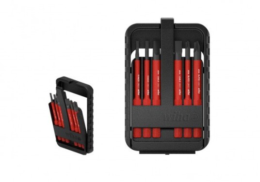 Wiha 43152, 6 Stykker, Spor/Slot, 2,2.5,3.5,4,5.5,6.5 Mm, 1X Slimbit Electric Bit (43115), Slotted: 2,0 Mm, Bit Length: 75 Mm * 1X Slimbit Electric Bit...