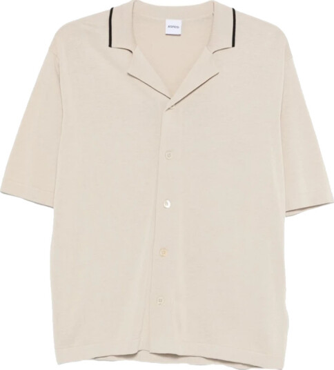 Aspesi Herre Skjorter Beige M,