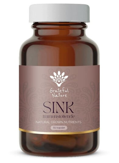 Grateful Nature Sink og kobber Natural Grown Nutrients 60 kapsler for 1-2 mnd Grateful Nature Sink og kobber Natural Grown Nutrients 60 kapsler for 1-2 mnd