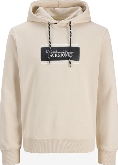 Jack & Jones Hettegenser Jjbuster Sweat Hood Bts Grå