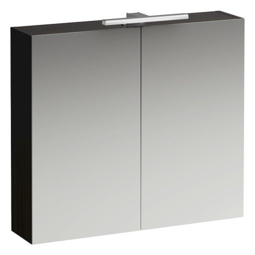 Laufen Base speilskap, 80x70 cm, mørk alm