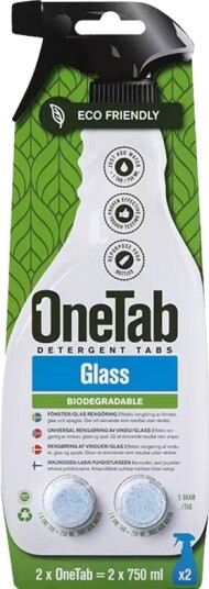 OneTab rengjøringstablett ONETAB52 (glass) OneTab rengjøringstablett ONETAB52 (glass)