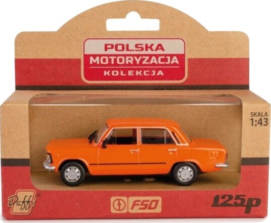 Daffi Pojazd Prl Fiat 125p Oransje Daffi Pojazd Prl Fiat 125p Oransje