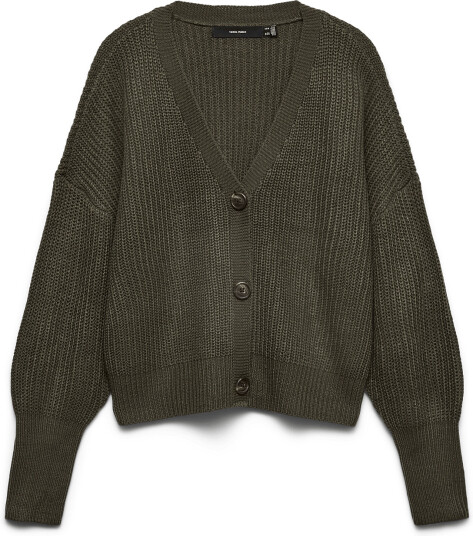 Vero Moda Vmlea Ls V Neck Cuff Cardigan Noos   Green   XL