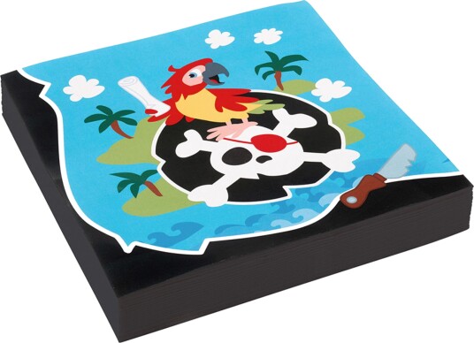Servietter Pirat Jolly Roger   20 pakning