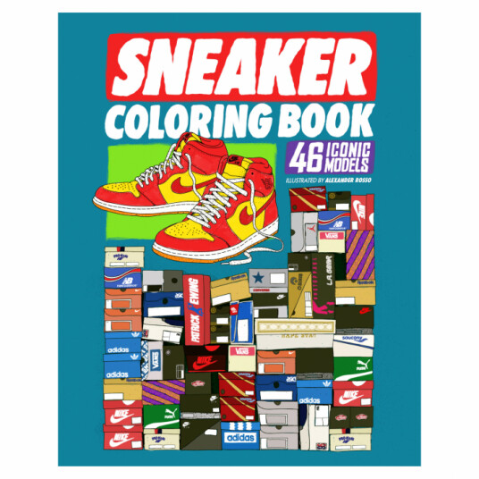 Books Sneaker Coloring Book Books Sneaker Coloring Book