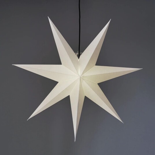 Star Trading Frozen adventsstjerne 70cm - Hvit