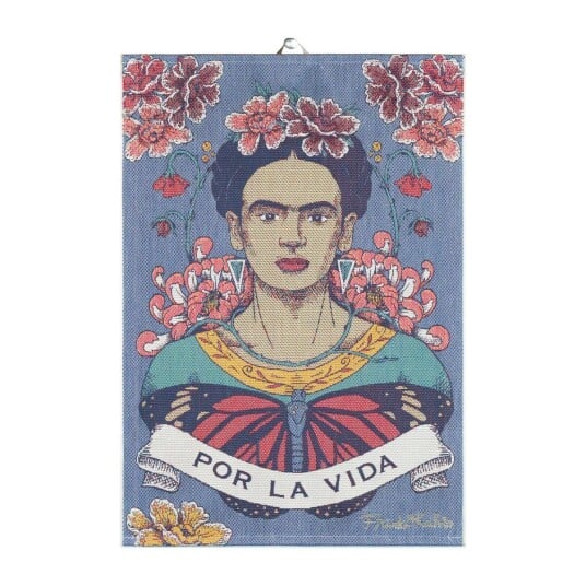 Ekelund Linneväveri Frida Kahlo kjøkkenhåndkle 35 x 50 cm Vida