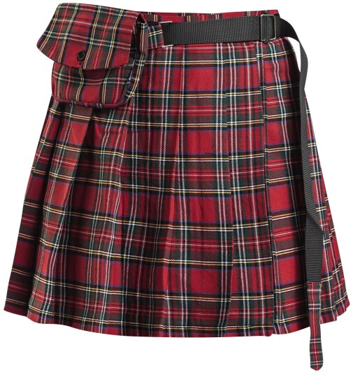 Banned Alternative Kort skjørt Check It Out Kilt XS til 4XL Damer rød