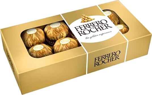 ERT Godis Singel Ferrero Rocher Praliner Sjokoladeeske - 100 g