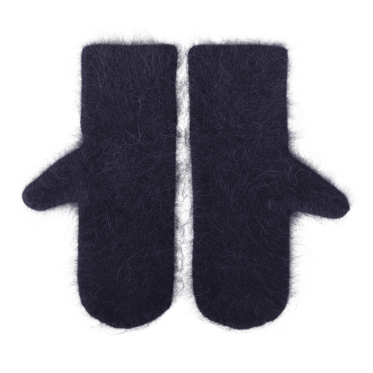 Aba Mittens Dark Sapphire One Size Fury fluffy alpaca mittens Aba Mittens Dark Sapphire One Size Fury fluffy alpaca mittens