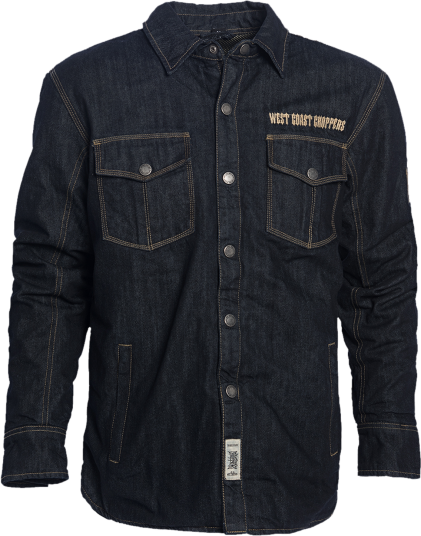 West Coast Choppers Overskjorte OG Denim Blå