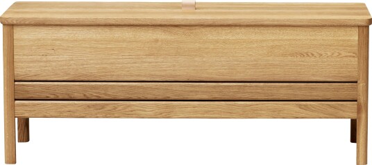A Line Oppbevaringsbenk 111 cm Eik A Line Oppbevaringsbenk 111 cm Eik