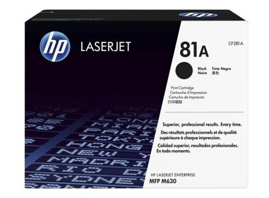 HP 81A / CF281A Black Toner - Laser toner Svart