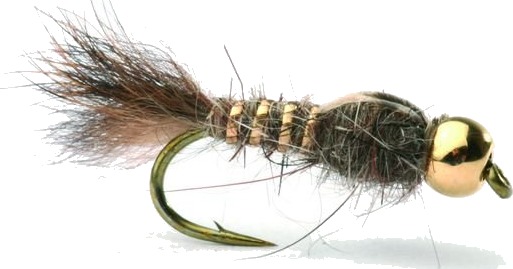 Umpqua Flies Hares Ear Gold Bead