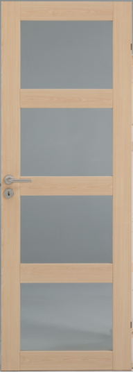 Swedoor Dørbl Unique Gw04l 10x20 Eik