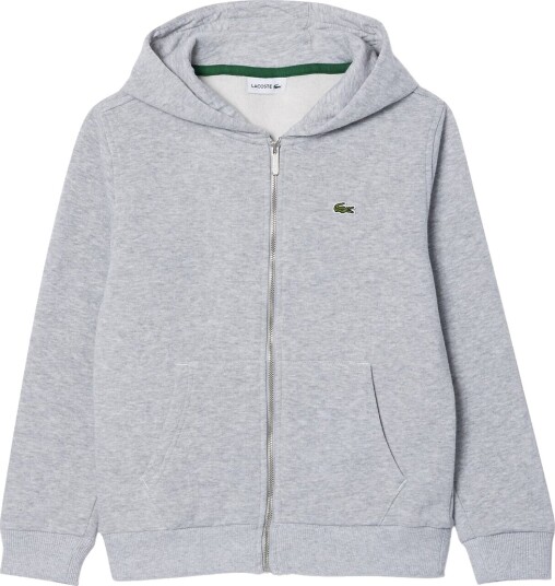 Lacoste Cardigan   LCB Core Fleece Hel glidelås   Argent Chine   Lacoste   8 år 128   Cardigan   Grå