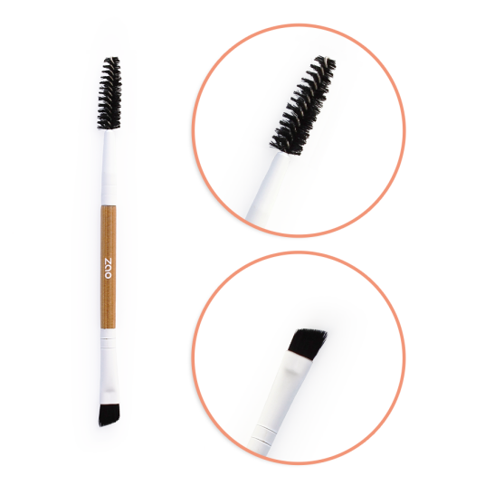 ZAO Duo Eyebrow Brush
