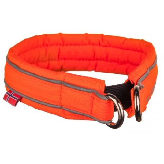 Non-Stop Dogwear Safe Halsbånd 35 cm Orange med Refleks
