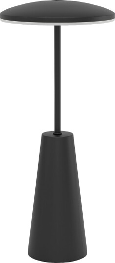 EGLO Bærbar lampe Piccola Touch Dim Svart Oppladbare lamper