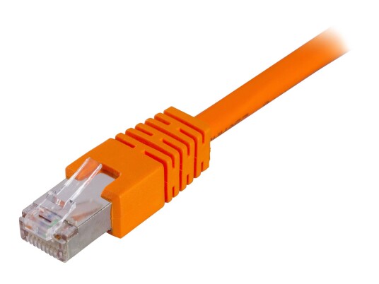 Deltaco 30 cm Cat6 Koblingskabel F/UTP Oransje