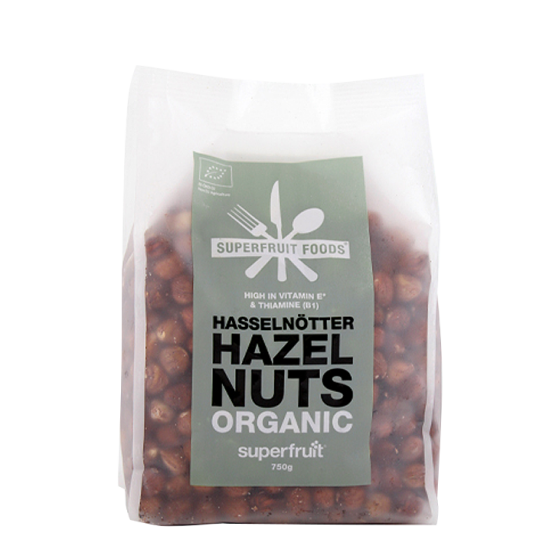 Hasselnøtter Naturella ØKO, 750 g Hasselnøtter Naturella ØKO, 750 g