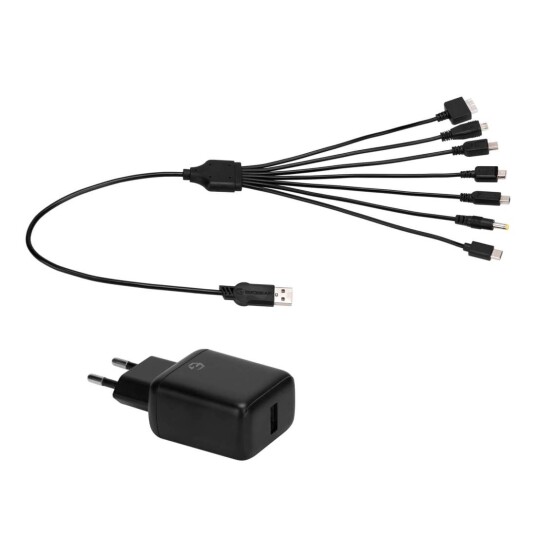 Egogear 7 i 1 kabel SCH7 Ac adapter For Retrokonsoller