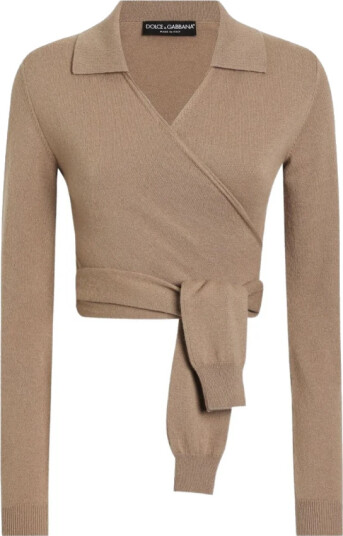 Dolce & Gabbana Dame Strikkevarer Brun S,