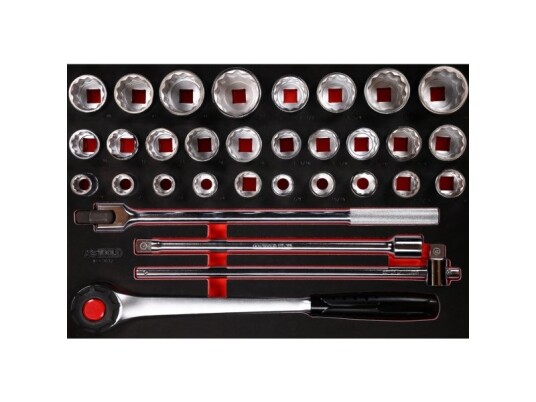 Ks Tools 811.0032, Støpselsett, 32 Hoder, 16,4 Kg