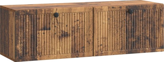Vegghengt TV skap Gammelt tre 98 x 31 x 30 cm Konstruert tre Vegghengt TV skap Gammelt tre 98 x 31 x 30 cm Konstruert tre