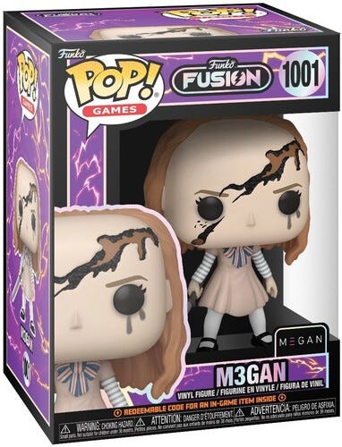 Funko Pop! M3GAN Actionfigur 10 Cm - Fusion Figurer Funko Pop! M3GAN Actionfigur 10 Cm - Fusion Figurer