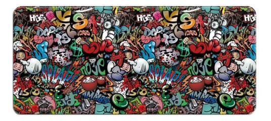 Musematte, Graffiti - 89 x 40 cm Musematte, Graffiti - 89 x 40 cm