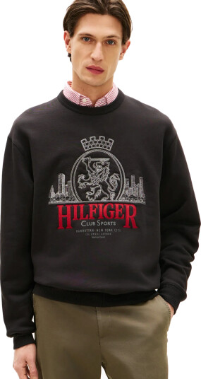 Tommy Hilfiger Heritage Series Crest Sweatshirt   Black   M